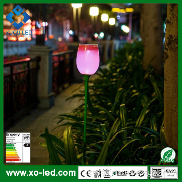 Red/Green/Blue 0.1W Tulip Flower Solar LED Light/Portbale Solar LED Lawn Light/Garden Lamp